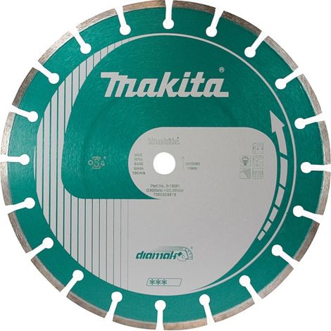 Makita Diamak Disco diamantato a settori per calcestruzzo a secco - 230x22,23 mm (1/10)