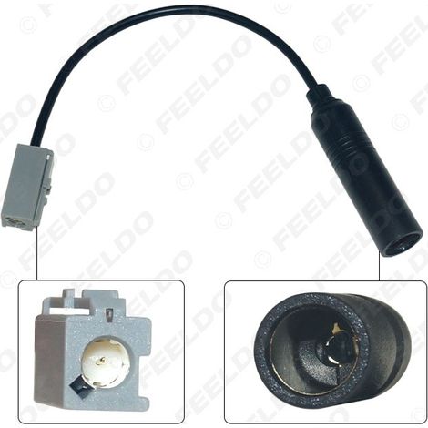 Connecteur mâle pour adaptateur d'antenne radio FM monobloc d'origine pour les modèles Honda CRV/Civic/Accord 2017-2018.