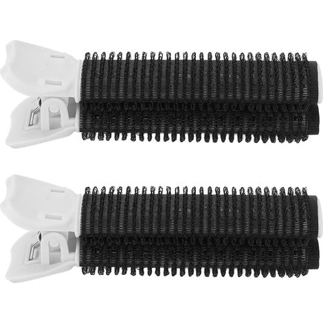 2-teiliges Haarspangen-Set für mehr Volumen, tragbares Haarstyling-Tool für Ansatz und Pony, für Frauen und Mädchen (Schwarz) (1/5)
