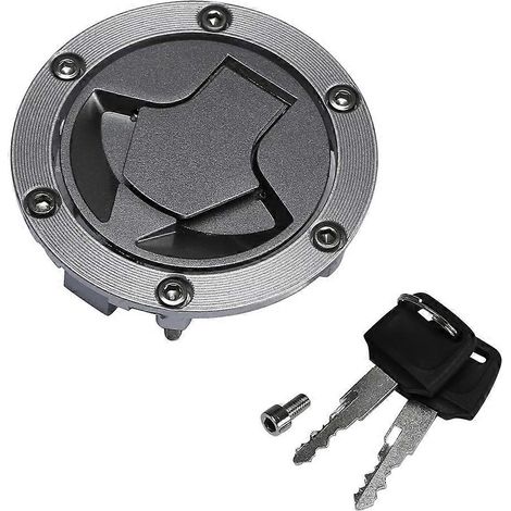 Clé de verrouillage du bouchon de réservoir d'essence pour moto Kawasaki Ninja 300 EX300 (2013-2017), Ninja 250R (2008-2014) et Z250SL. (1/5)