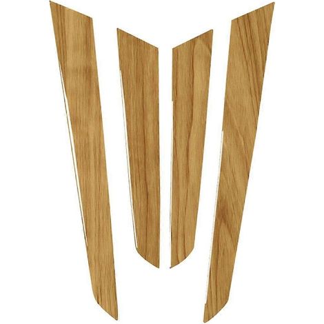 panneaux de garniture de porte intérieure, aspect bois jaune, pour Mercedes Classe C W204 (2007-2013) (1/4)