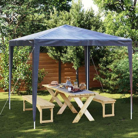 vidaXL Tente de réception 2,5x2,5 m bleu (1/5)