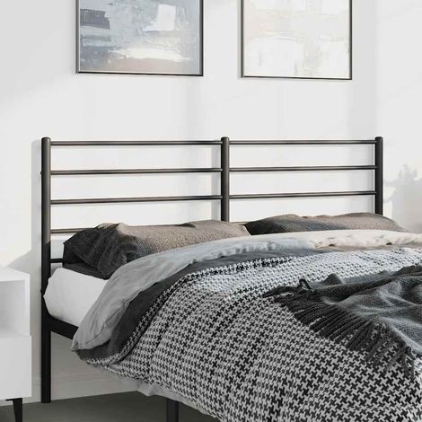 Ersatz-Kopfteil Metall Schwarz 135 cm