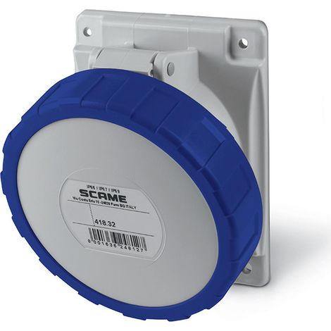 Prise Industrielle sur Tableau Étanche 32A IP67 Optima SCAME 2P + TT (1/2)