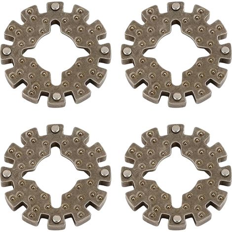 Lot de 4 adaptateurs universels pour scie oscillante, multicutter 25 mm pour lames de scie oscillantes, adaptateur d'interface pour outil électrique (1/5)