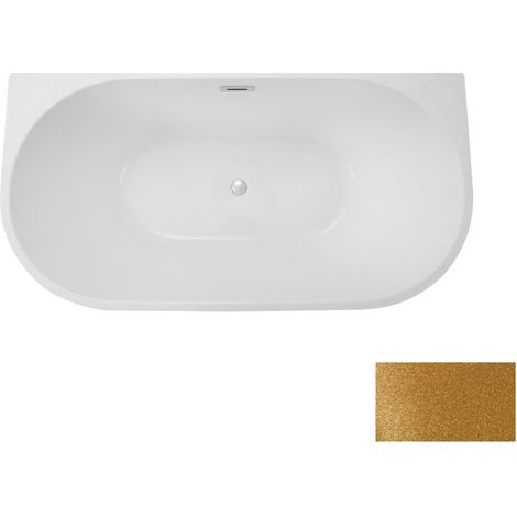 Baignoire îlot VICA GLAM GOLDEN 150/170 x 80 cm - 170cm