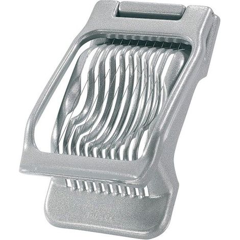 LYERCW - Nouveau séparateur d'œufs Westmark pour tranches rondes ou ovales, lame en acier inoxydable, aluminium/acier inoxydable, gris, 10202260 (1/5)