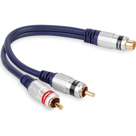 Adattatore RCA con connettore RCA - 2 connettori RCA vitalco (A3) (1/5)