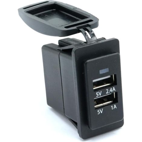Auto-Ladegerät, Auto-USB-Panel-Ladegerät, Dual-USB-Buchse, Auto-USB-Buchse, Auto-USB-Ladegerät, Auto-USB-Verlängerung, Doppelter Mund, Auto 1a