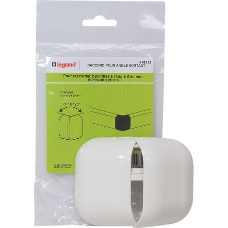 Legrand - Raccord pour angle sortant - Pour plinthe 80x20mm