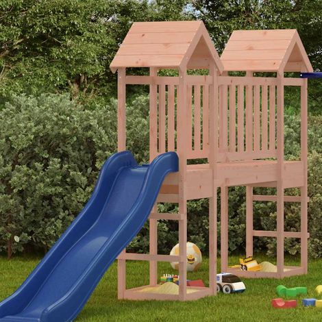 vidaXL Torre de juegos madera maciza de abeto Douglas 53x46,5x194 cm (1/2)