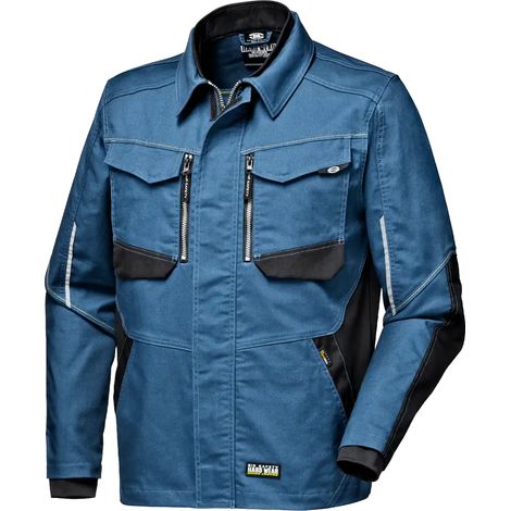 SIR SAFETY SYSTEM STRETCH CANVAS Veste de travail multipoches bleu pétrole Taille 58