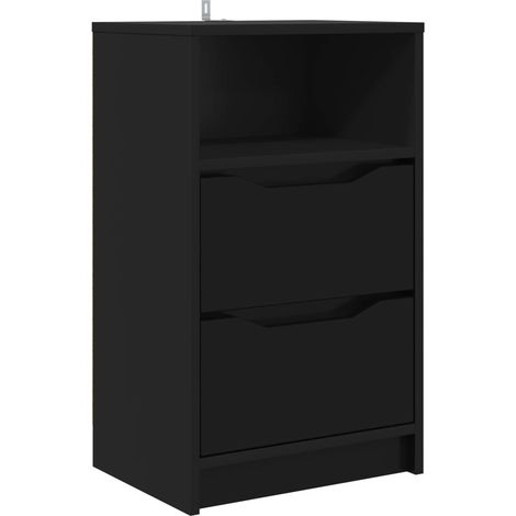 Table de chevet Noir 40 x 30 x 467 cm Bois d'ingénierie vidaXL (1/5)
