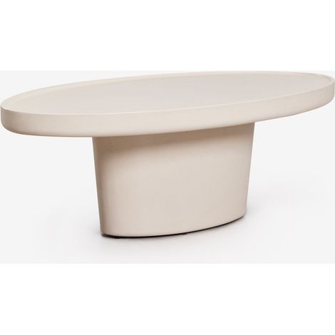 Table basse ovale 110x60 cm en ciment Darwys SKLUM