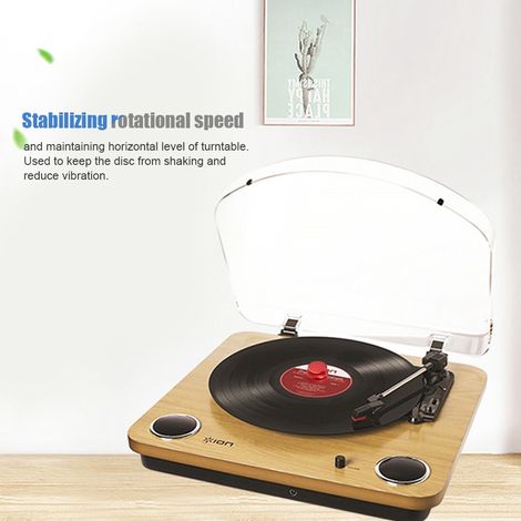 Poids de stabilisation en aluminium pour platine vinyle, presse-disque anti-vibration rouge
