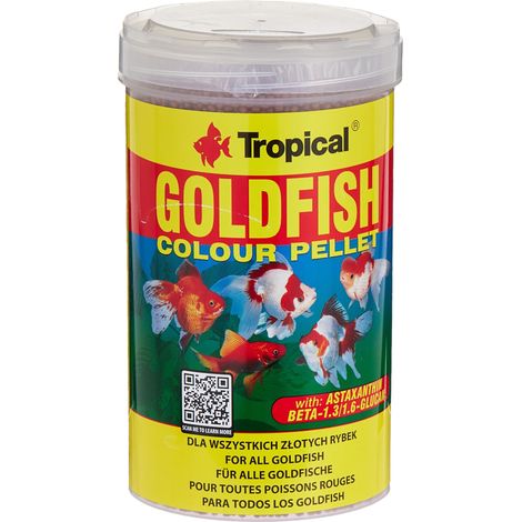 GOLDFISH COLOR 1000ml / 360g - Mangime sotto forma di granuli per tutti i pesci rossi (1/3)