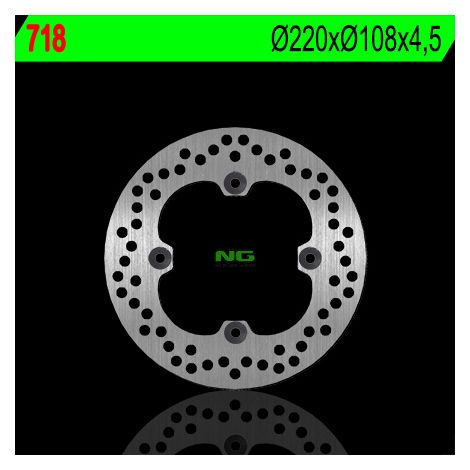 Disco de freno trasero NG Ducati 748/916/998 ('95-'02) 220 mm, Moto GP