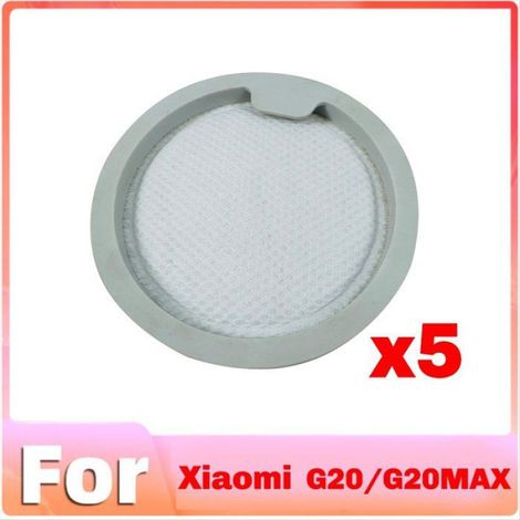 Pièce de Rechange Filtre HEPA pour Xiaomi G20/G20MAX Aspirateur, Élément Filtrant Éponge, 5 Pièces (1/4)