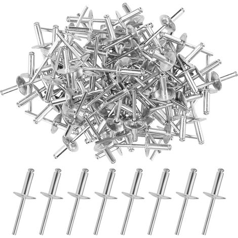 Rivets Aveugles en Aluminiu, Rivets Aveugles à tête large Ø4.8 x16 mm (1/5)