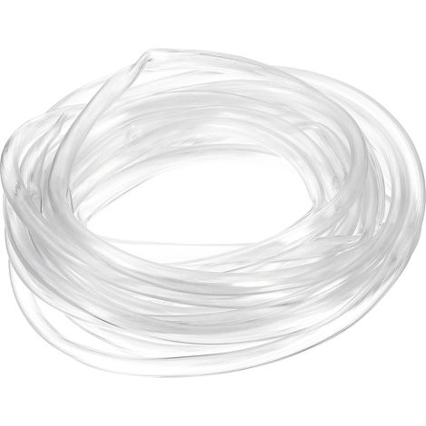 Tube en PVC, 4mm ID x 5mm OD x 0.5mm Épaisseur, Tuyau Aquarium, Tube en PVC Transparent de 4m de Long, Tuyau D'Eau en Plastique Léger et Flexible pour L'Aquaponie (1/5)