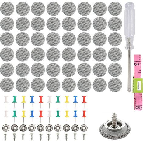 Kit di riparazione per rivestimento interno del tetto dell'auto Heckermann A088, grigio chiaro-bianco. (1/5)