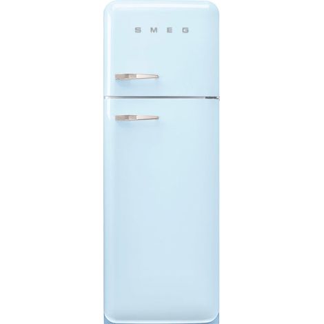 Smeg FAB30RPB6 frigorifero con congelatore Libera installazione 294 L Blu Made in Italy. Capacità netta totale: 294 L. Cerniera porta: Destra. Classe climatica: SN-T, Emissione acustica: 34 dB. Cap...
