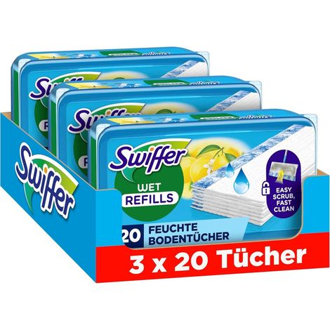 Swiffer Bodenwischer Wet Nachfüllungen Mit Citrusfrische 60-er Pack