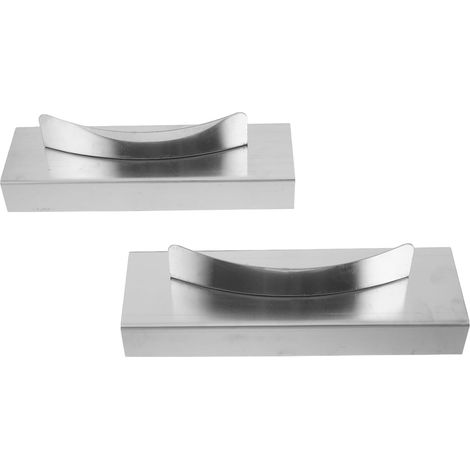 Lot de 2 Protections Ignifuges pour Poêle en Acier Inoxydable 8 Cm Épaisseur Renforcée, Support de Cuisson Résistant la Chaleur Cuisine Professionnelle, Restaurant et Hôtel (1/5)