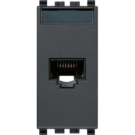 VIMAR - 20339.6 Presa RJ45 Netsafe Cat6 UTP 110 grigio