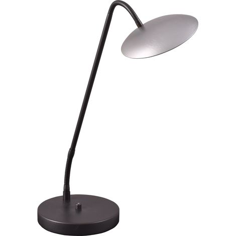 Lampe de table flexible Scala noir avec du nickel - 4190-81-37