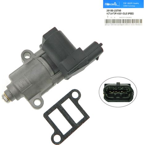 Vanne de régulation du ralenti 35150 23700, 35150-23700 compatible avec Hyundai Elantra et Kia (1/5)