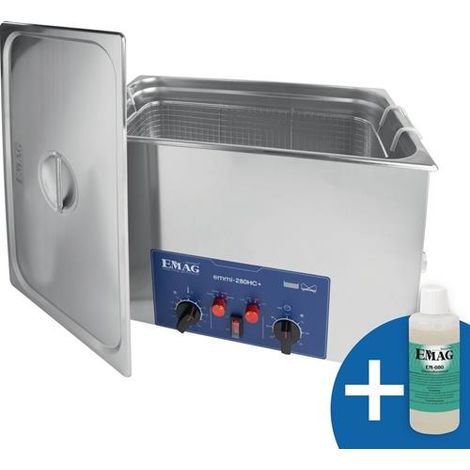 Ultraschallteilereiniger Emmi 280 HC Plus B595xT345xH360mm 30,0l m.Heizung EMAG
