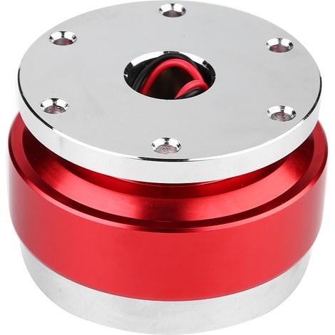 Adaptateur de volant Quick Release avec vis, kit démontable pour moyeu de direction, rouge (1/5)