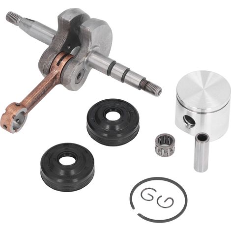 Vilebrequin 38mm Kit Joint SPI Segment Piston Roulement Circlips pour Tronçonneuse Husqvarna 136 137 141 142 (1/5)