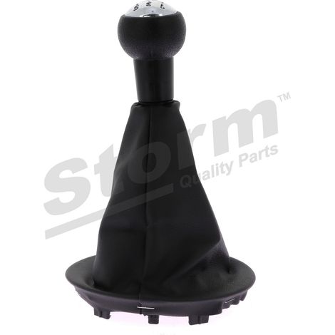 Pommeau 5 vitesses chromé avec soufflet compatible Citroën C3 I (1/4)