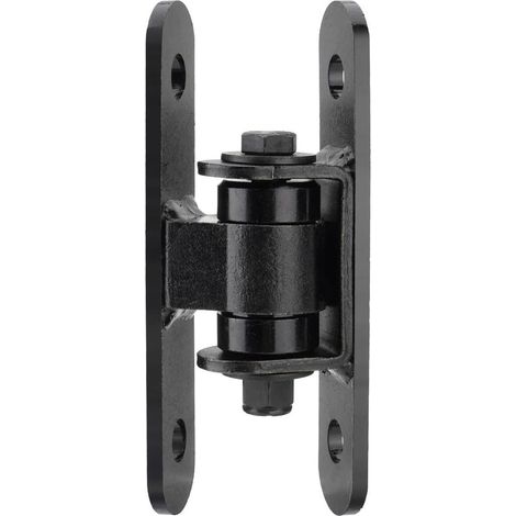 Charnières de portail renforcées polyvalentes avec roulement lubrifié en métal antirouille Matériel d'extérieur Facile à installer Charnières de porte (1/5)