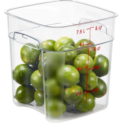 Boite polycarbonate 7.6 litres - Lot de 6 - Cambro