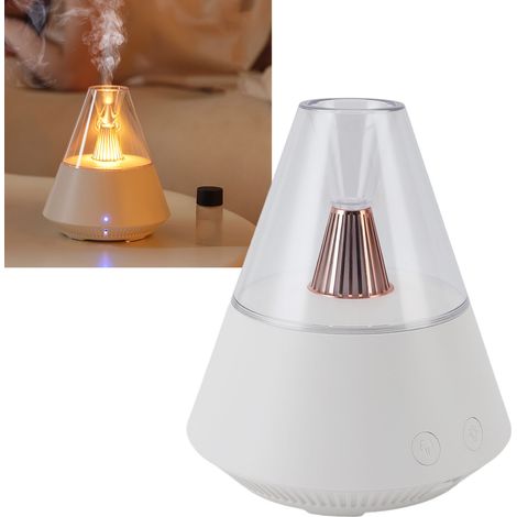 Difusor de aromaterapia y humidificador con iluminación LED, 150 ml, blanco, 5 V/5 W, para oficina y dormitorio. (1/5)