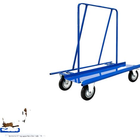 Carro para paneles, estructura de acero, 70 cm x 89 cm x 114 cm, capacidad de carga de 181 kg, ruedas de 25 cm, uso versátil. (1/5)