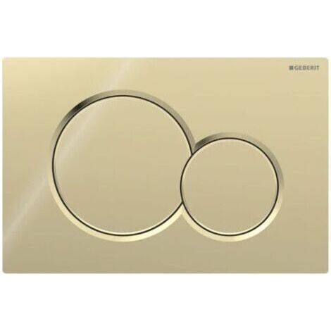 Panneau de commande Sigma01 GEBERIT 115.770.BG.5 – Galvanisation spéciale, finition brossée (1/3)