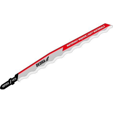 Hojas de sierra caladora Dedra 08t052 acero HCS 2 piezas