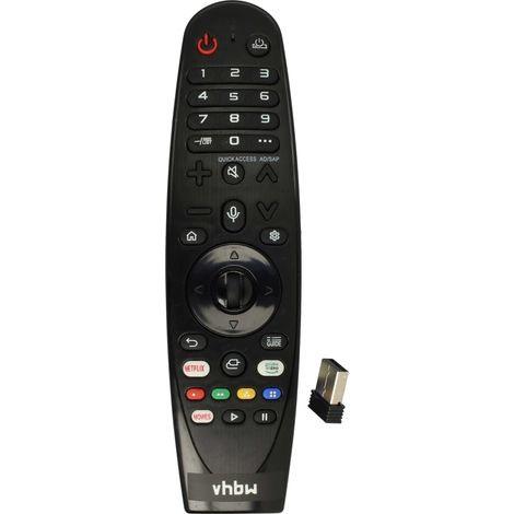 vhbw Replacement Remote Control compatible with LG 55UM7200PUA, 55UM7300AUE, 55UM6900PUA, 55SM9800PLA, 55UM7300PUA TV, Television