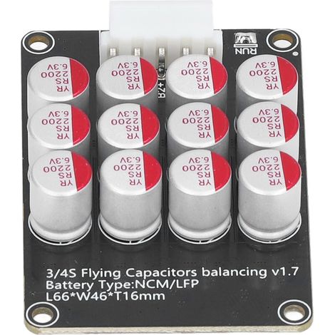 Équilibreur de Cellules 3-4S 5A Universel pour Batteries LTO LiFePO4 NCM, Égaliseur Actif Haute Performance (1/5)