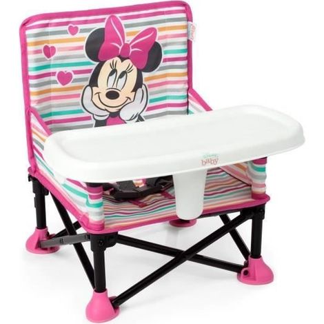 Disney Pop 'N Sit Minnie Mouse Hochstuhl Pink klappbar (1/5)