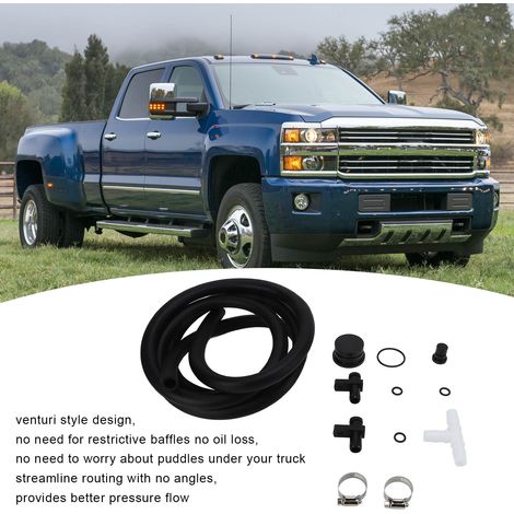 Kit de ventilation moteur avec bouchon résonateur pour Duramax Diesel 6.6L (2004-2010) (1/5)