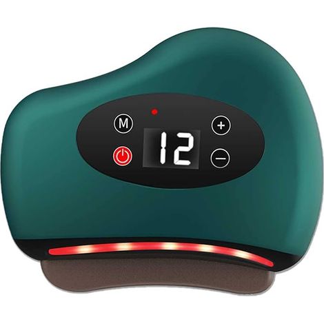 Outil de grattage électrique, outil de grattage photothermique électrique, outil de massage chauffant pour drainage lymphatique à 12 modes-AquaForge (1/5)