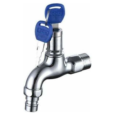 BARKBUSTERS Robinet Antivol pour Extérieur, Robinet en Laiton Antivol, Robinet Extérieur Verrouillable, pour Machine à Laver Dans le Jardin (1/5)