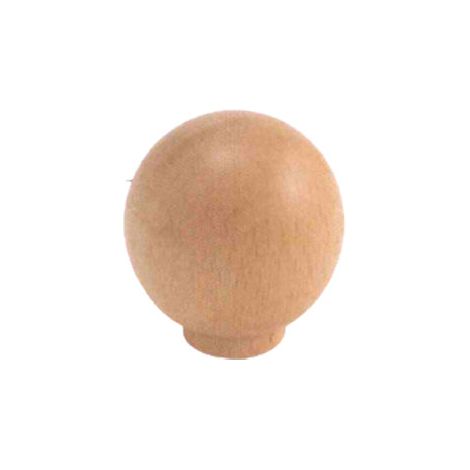 Pomo de madera color haya 30mm T580