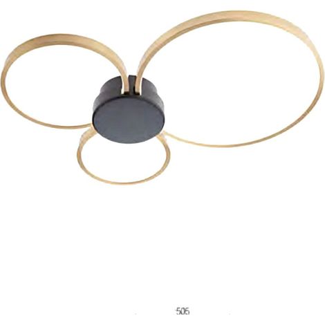 Plafoniera classica redo group atom 01-3105 1578lm 3000k led lampada soffitto (1/3)
