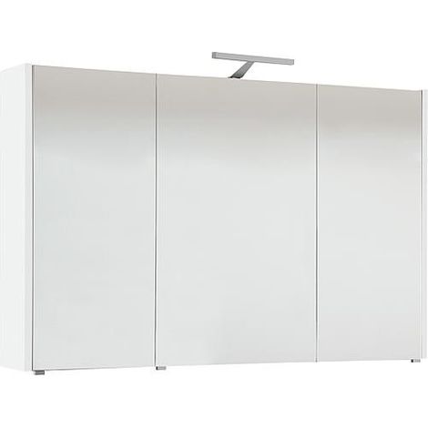 Armoire à glace avec éclairage blanc brillant 3 portes 1050x750x188mm (1/3)